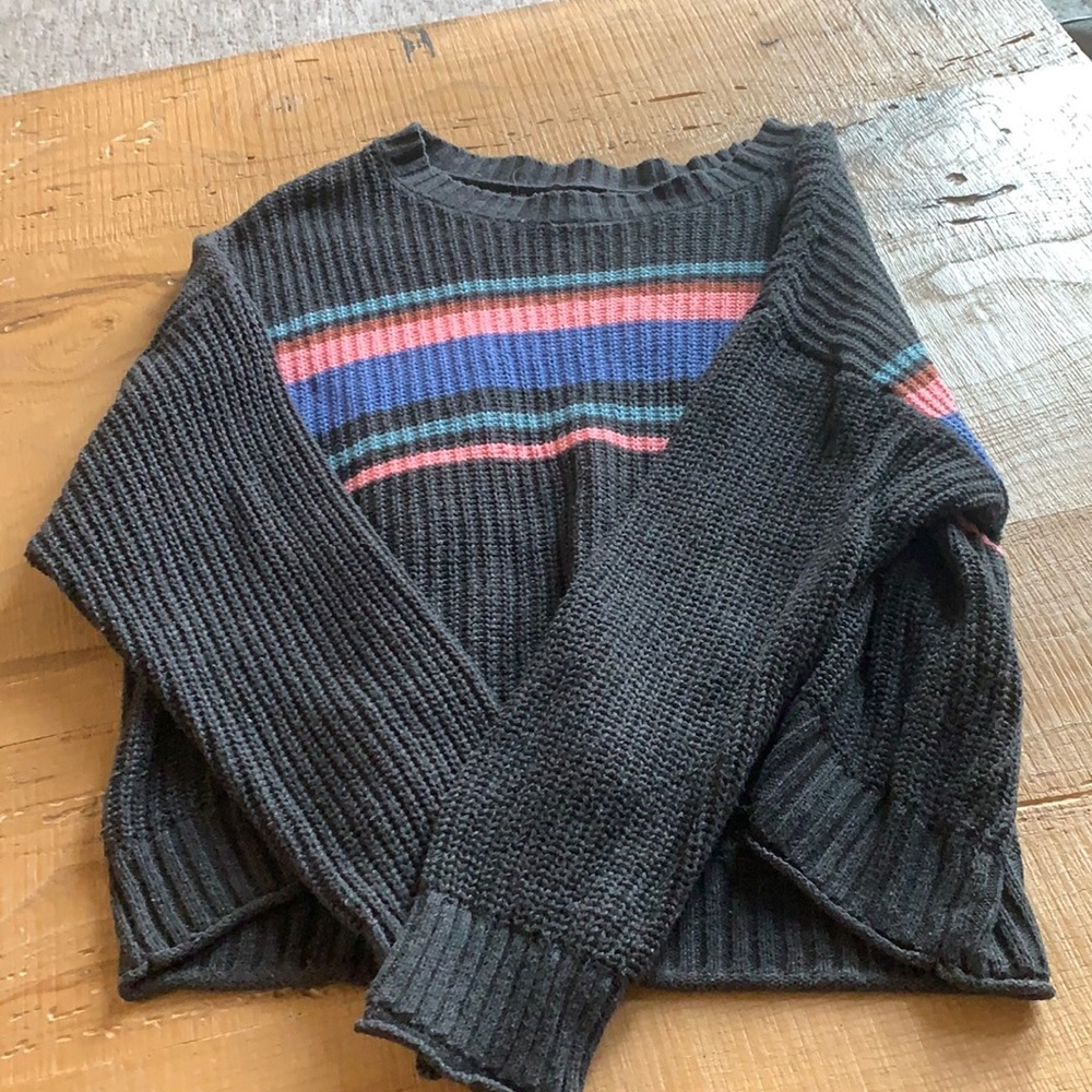 American Eagle stripped sweater